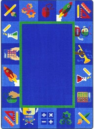 Joy Carpets Kid Essentials Full STEAM Ahead Multi
